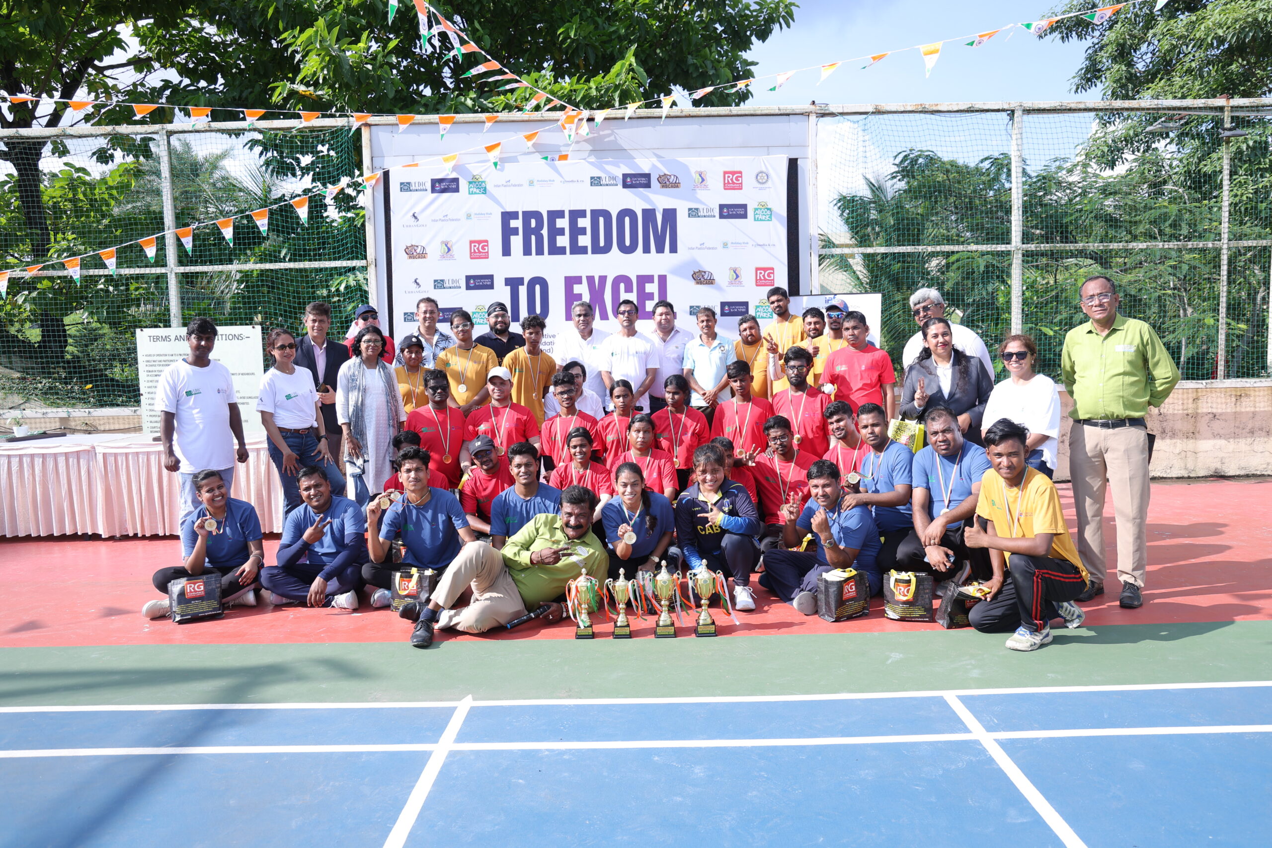 Freedom to Excel - a DEI initiative in sports with blind and differently abled cricketers organised by Vedic Village Spa Resort and Foundation to Summit on 15 August 2026 in Kolkata.